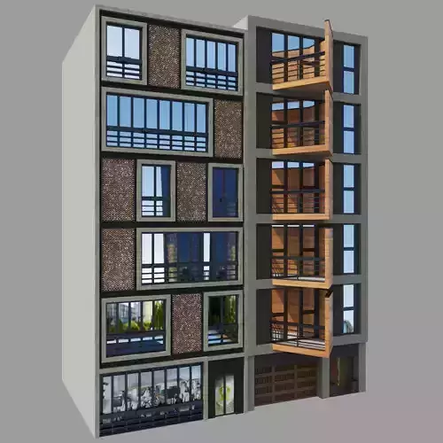 Modern Biulding Free 3D model