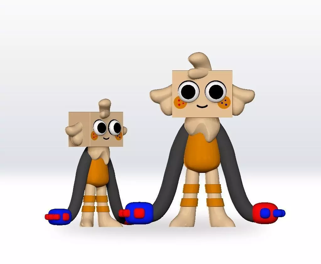 Dandys World Goob STL 3D Model Character Fanart 3D print model