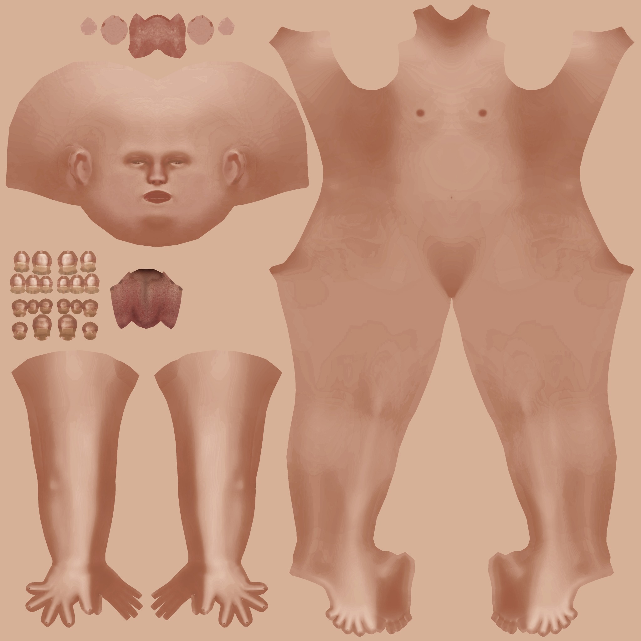 Cartoon Man Rigged model RealTime Male Low-poly 3D model 3D Model Collection_44