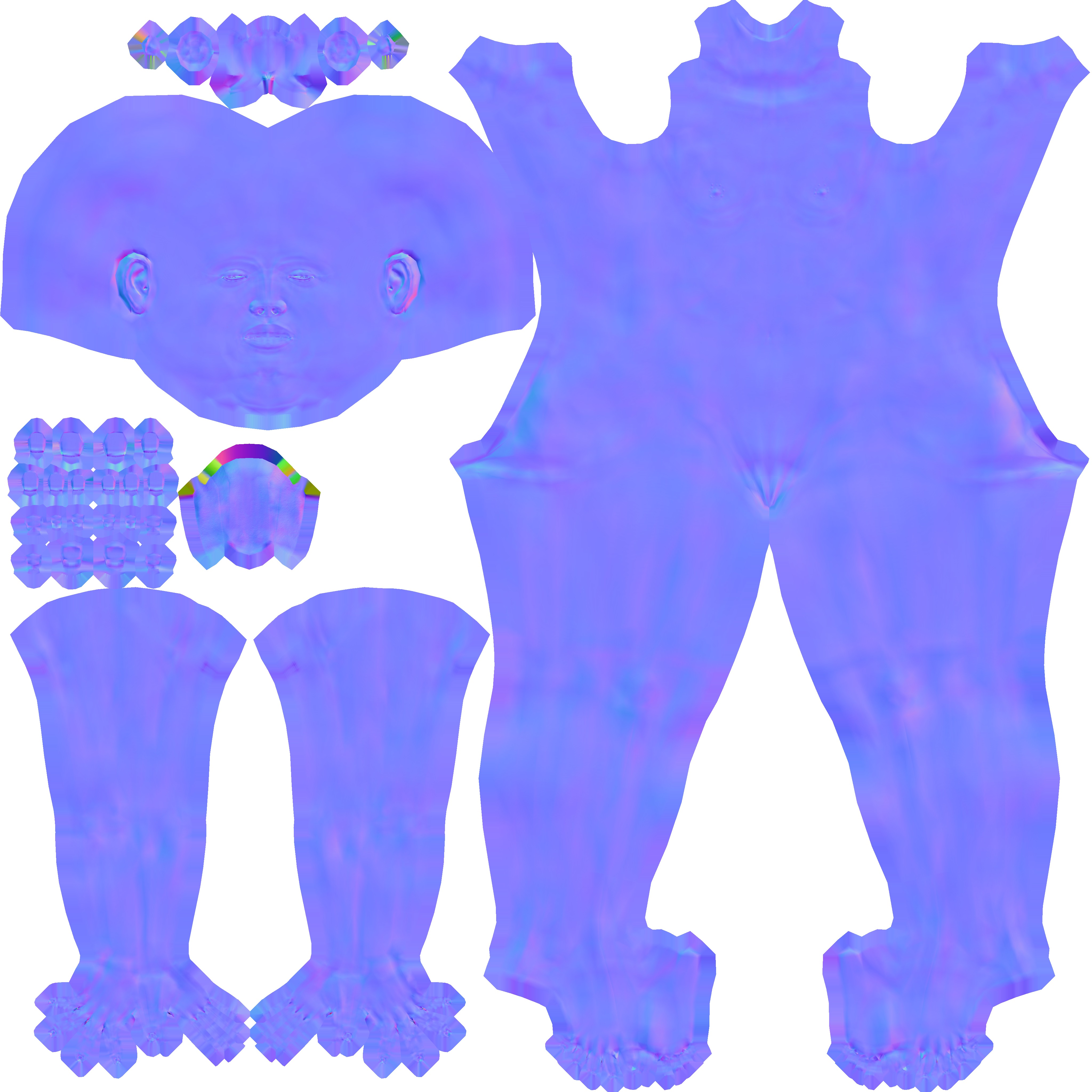 Cartoon Man Rigged model RealTime Male Low-poly 3D model 3D Model Collection_60