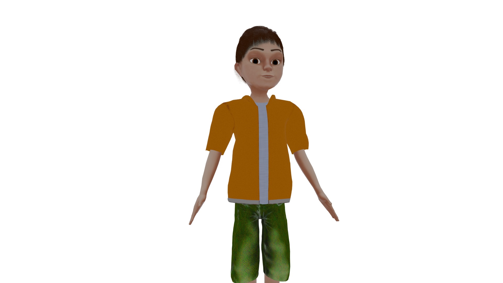 Cartoon Man Rigged model RealTime Male Low-poly 3D model 3D Model Collection_22
