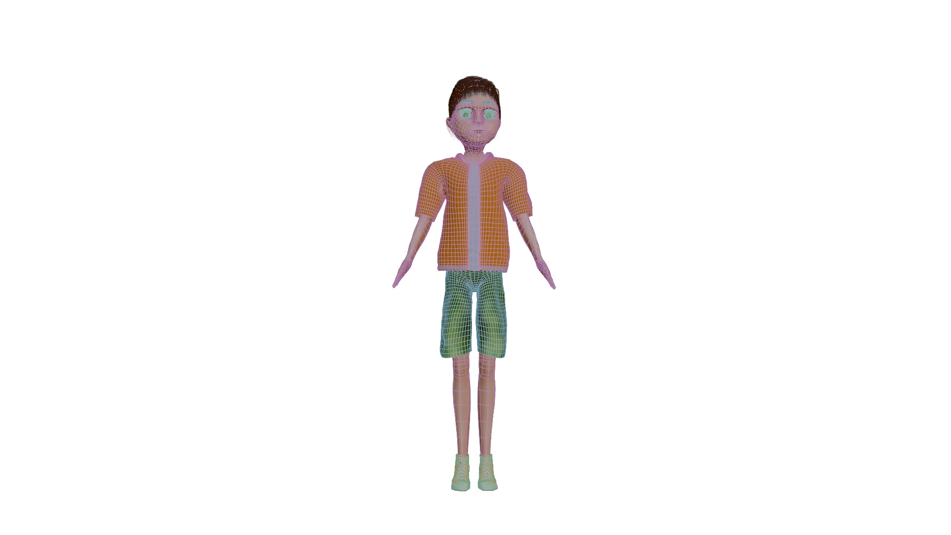 Cartoon Man Rigged model RealTime Male Low-poly 3D model 3D Model Collection_23