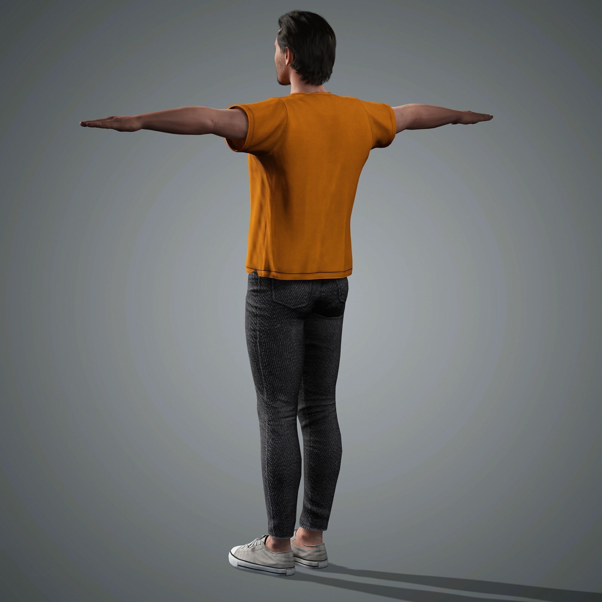 David Corenswet Character Low-poly 3D model_14