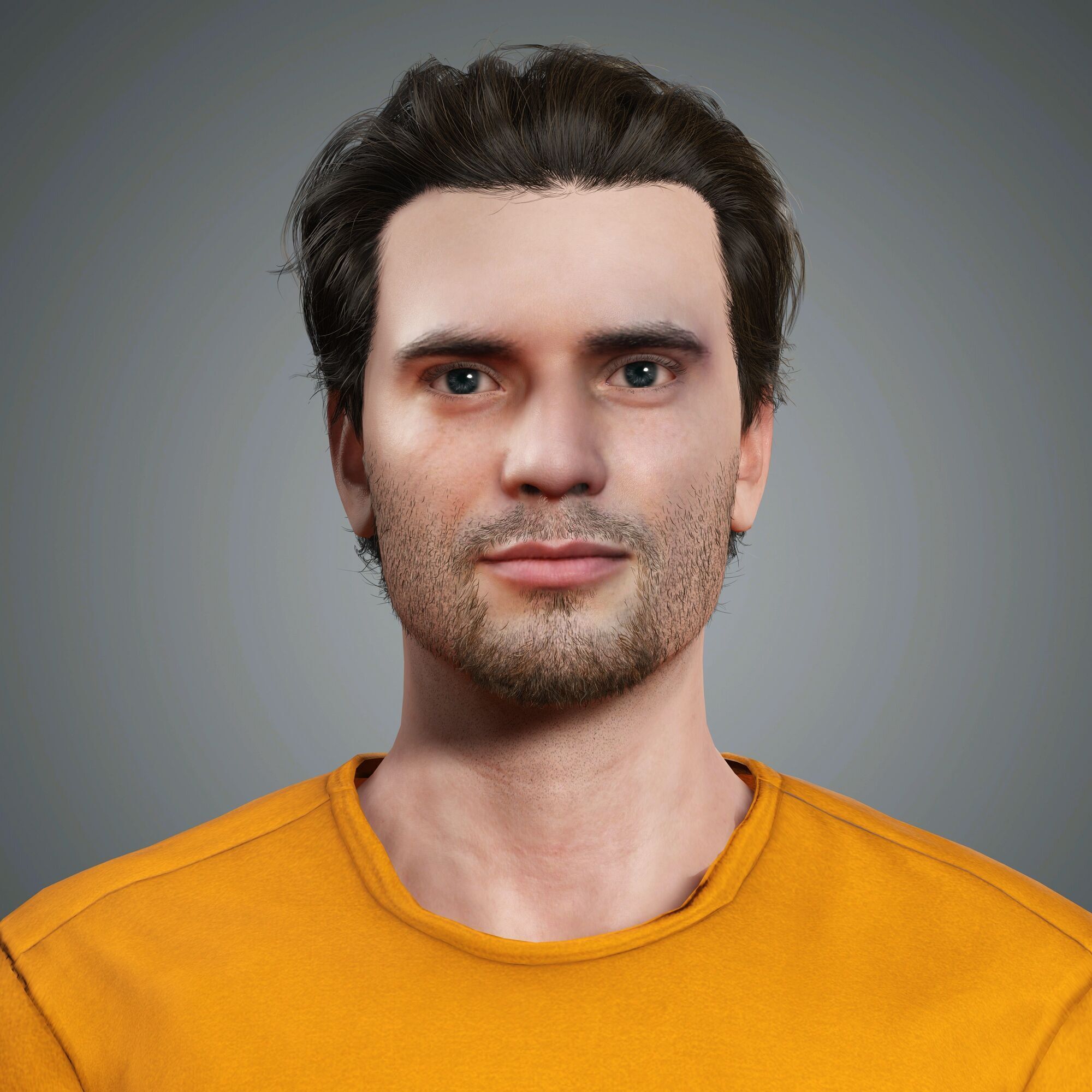 David Corenswet Character Low-poly 3D model_1