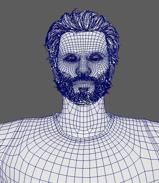 David Corenswet Character Low-poly 3D model_18