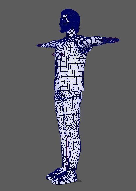 David Corenswet Character Low-poly 3D model_20