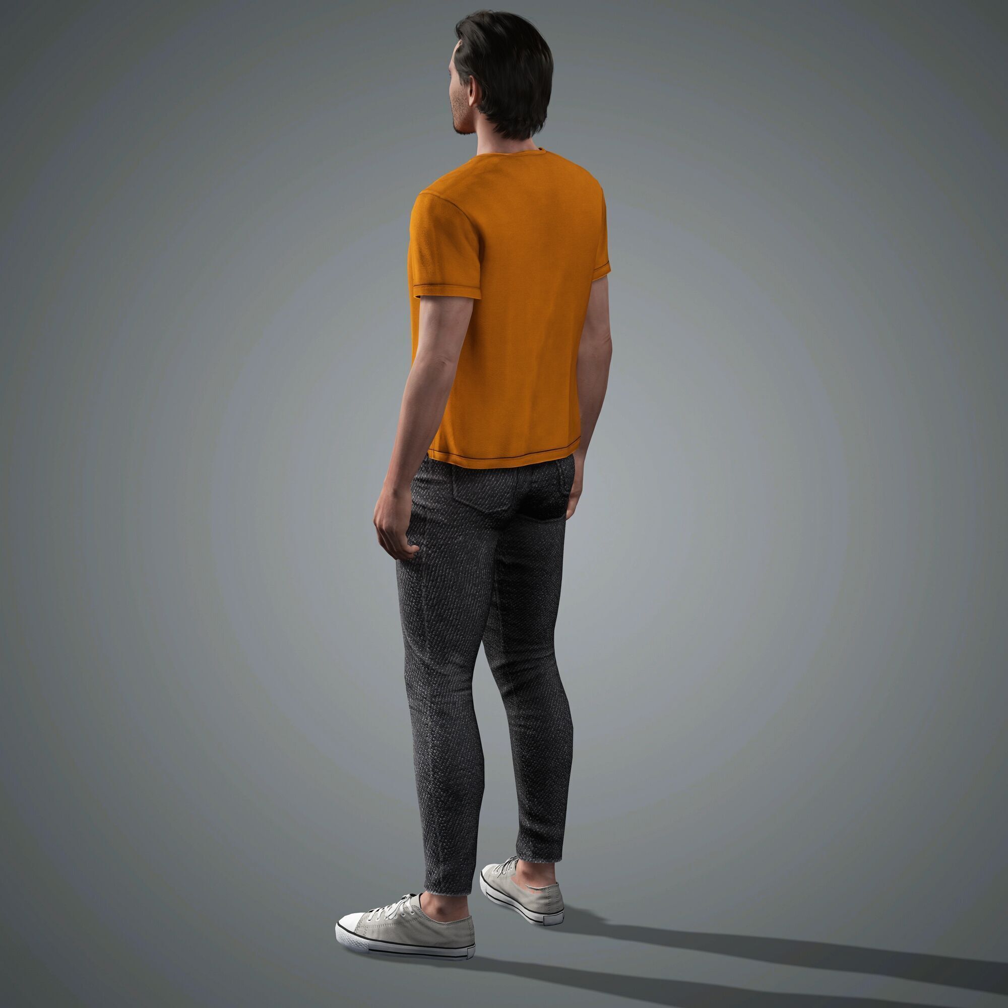 David Corenswet Character Low-poly 3D model_9