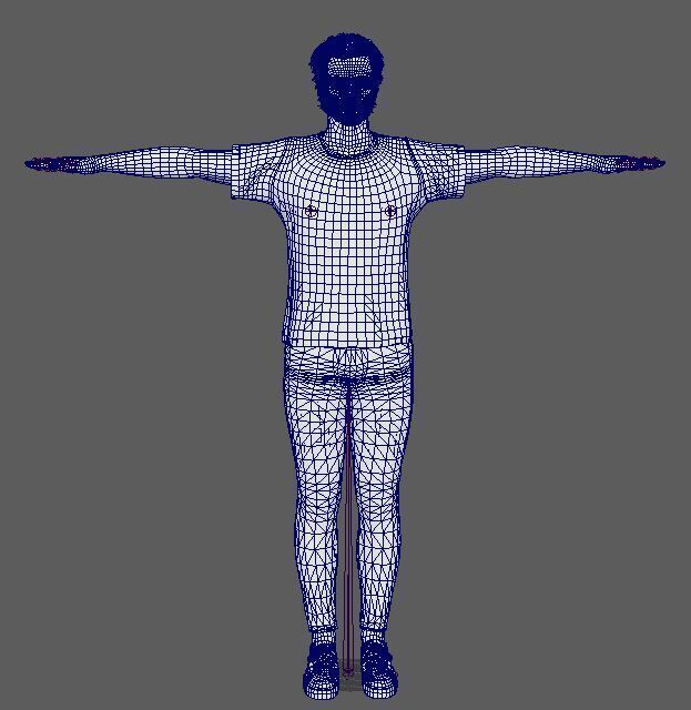 David Corenswet Character Low-poly 3D model_19