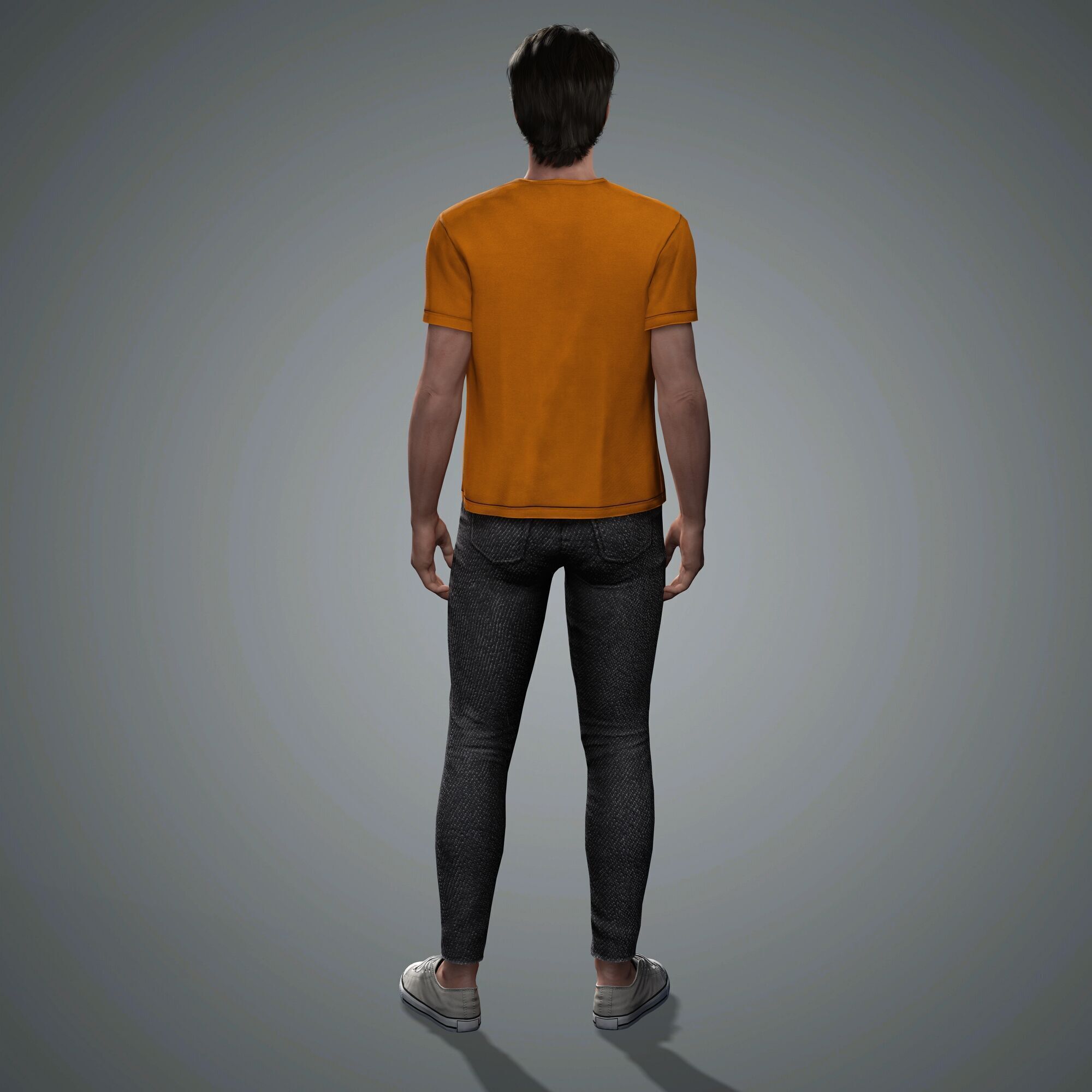 David Corenswet Character Low-poly 3D model_10