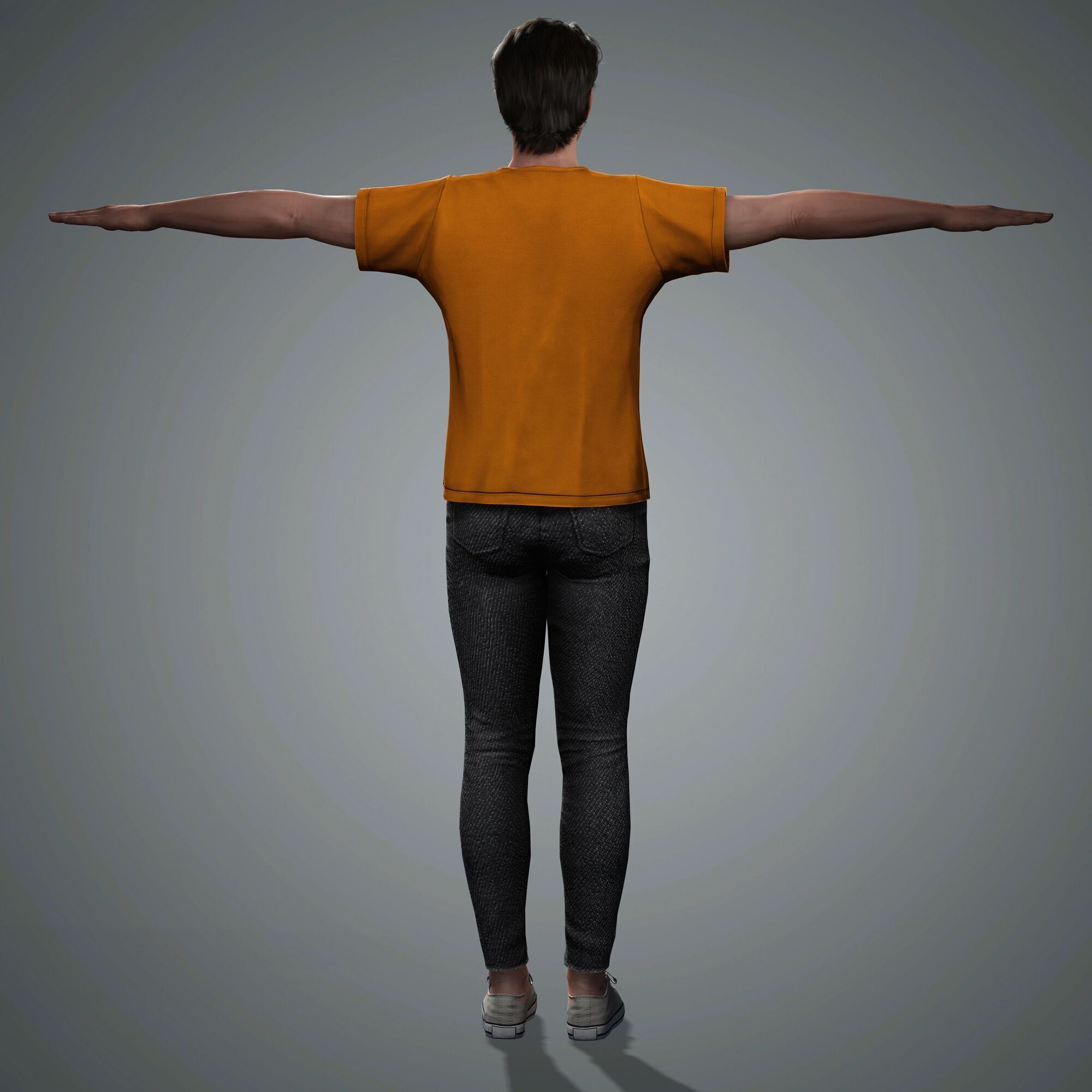 David Corenswet Character Low-poly 3D model_15