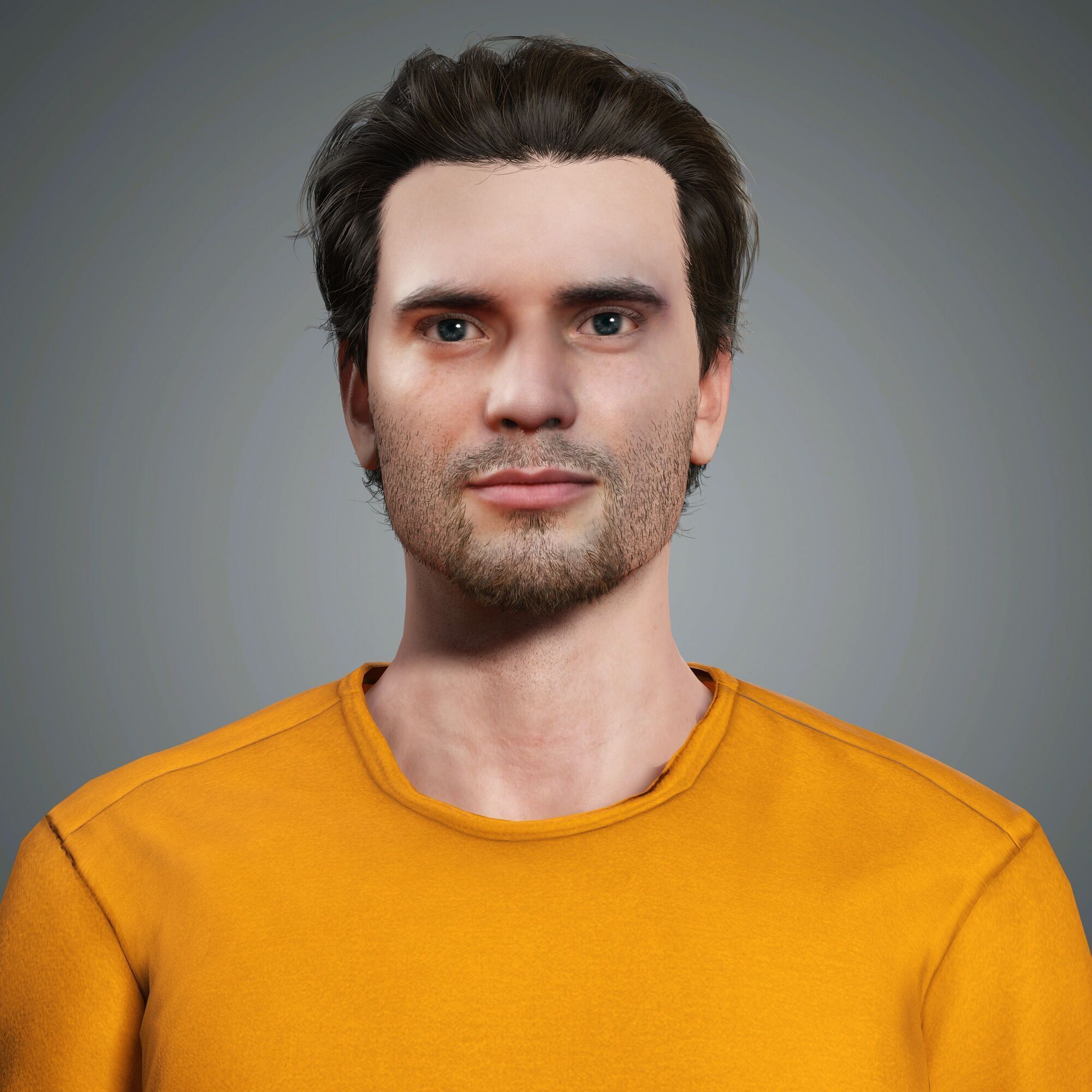David Corenswet Character Low-poly 3D model_4