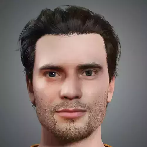 David Corenswet Character Low-poly 3D model