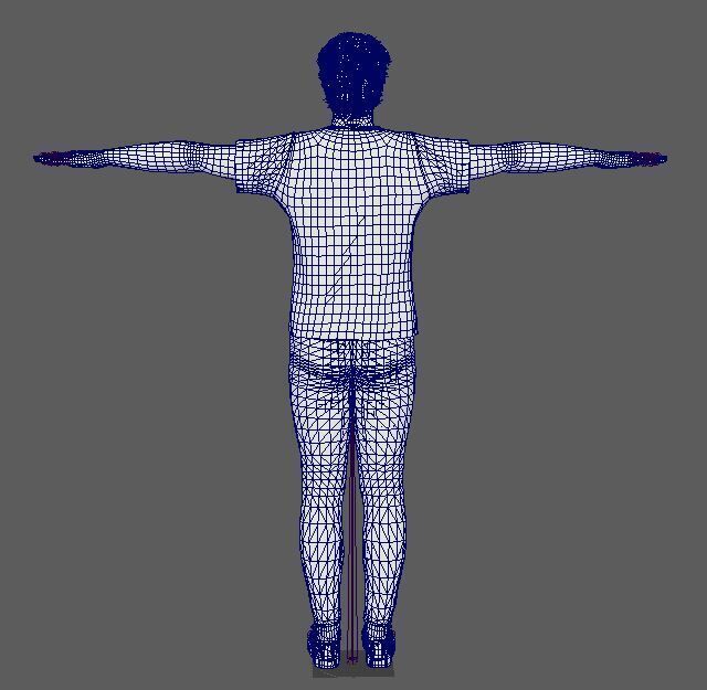 David Corenswet Character Low-poly 3D model_22