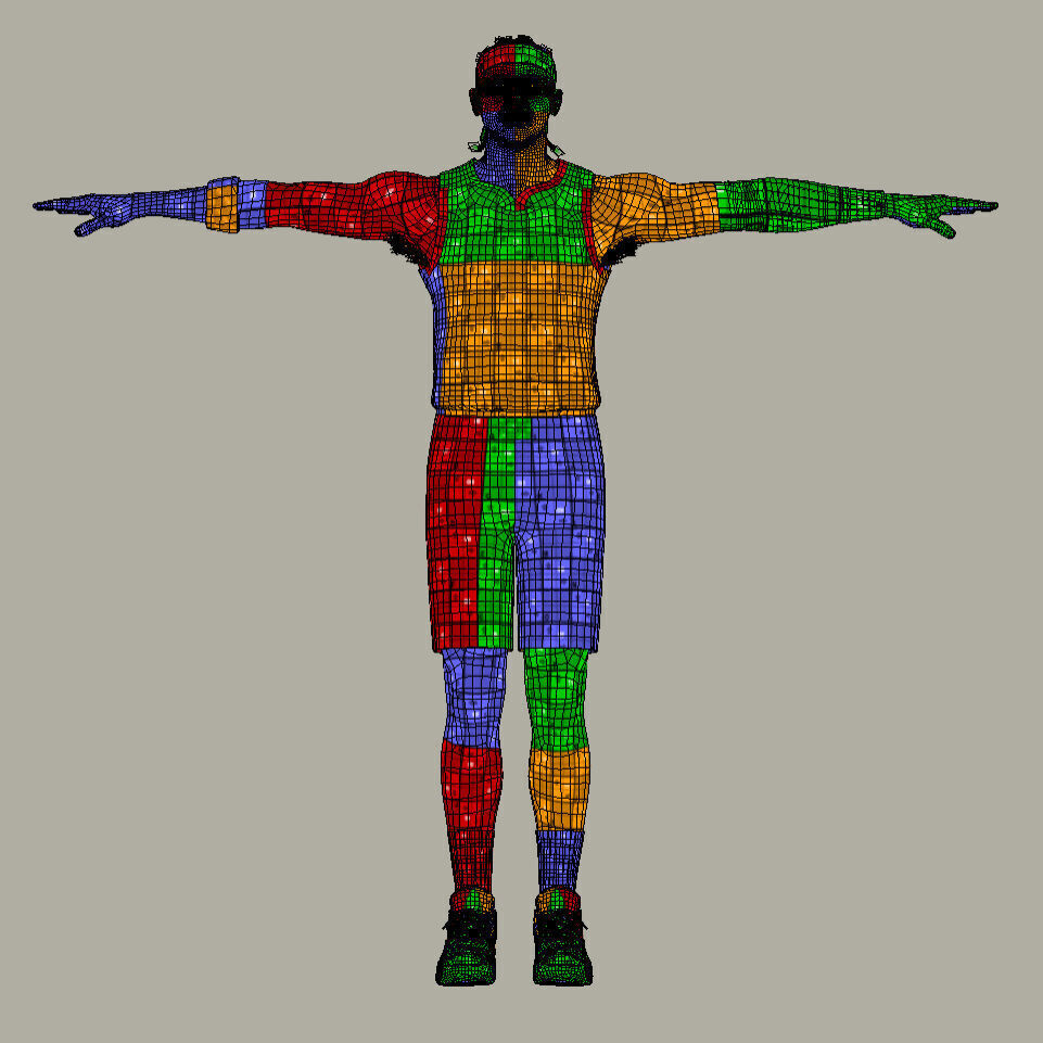 T-Pose Rigged Paolo Banchero Orlando Magic 3D model_10