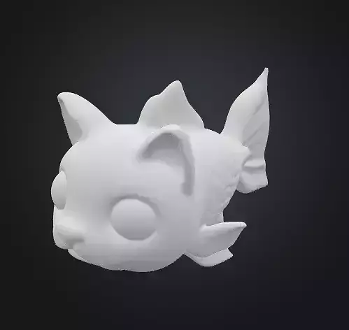 3D Printed Dog-Fish Hybrid Model 3D print model