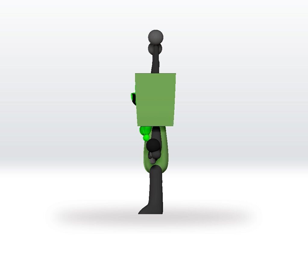 Dandys World Vee STL file 3D Model Character Fanart 3D print model_3