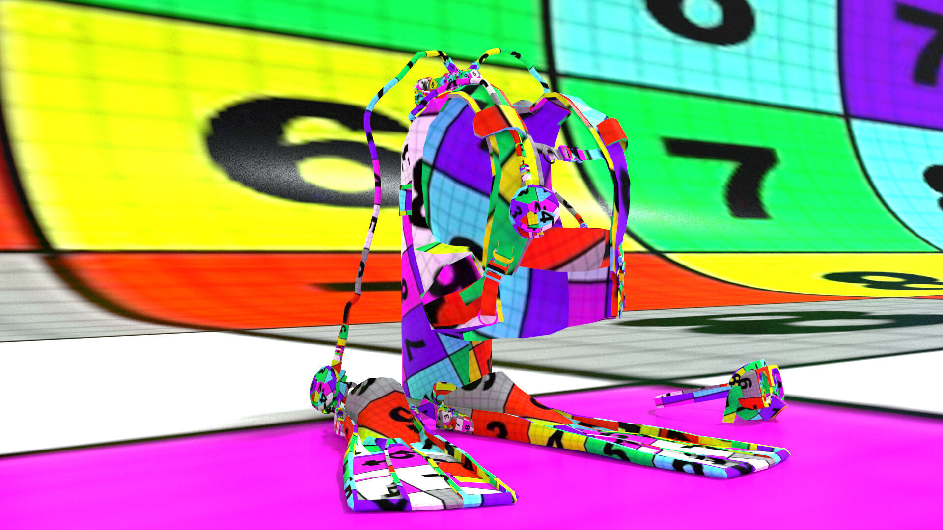 laos Dive Equipment Low-poly 3D model_11