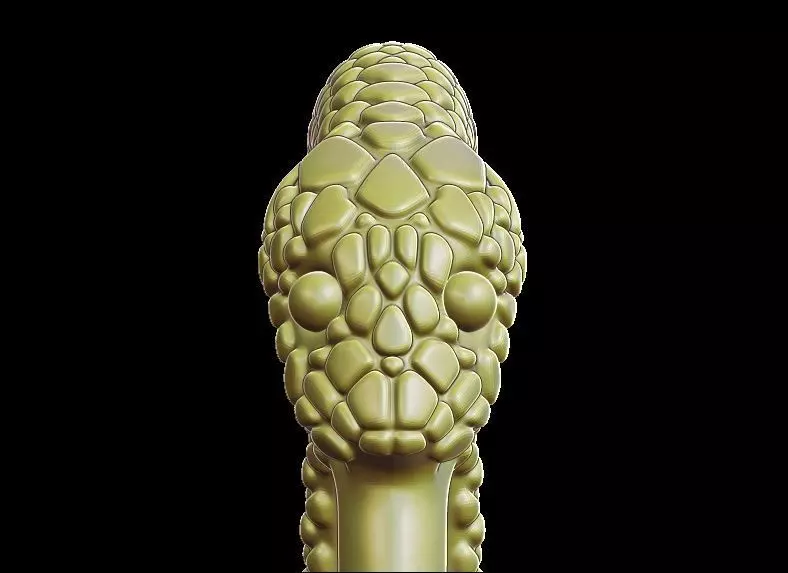 Snake Eating Tail 3D print model