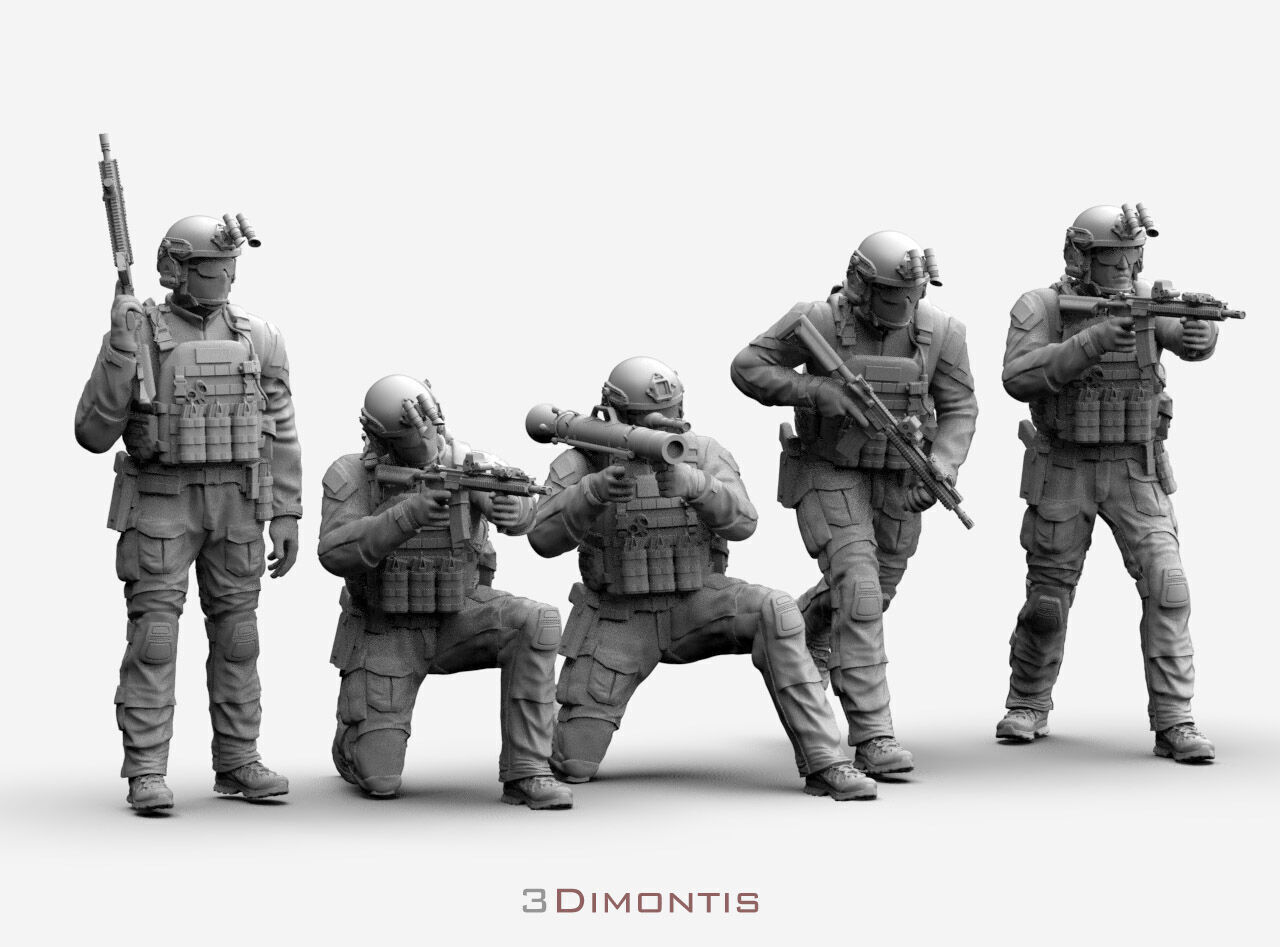 US RANGER SOLDIERS 3D model 3D printable | CGTrader