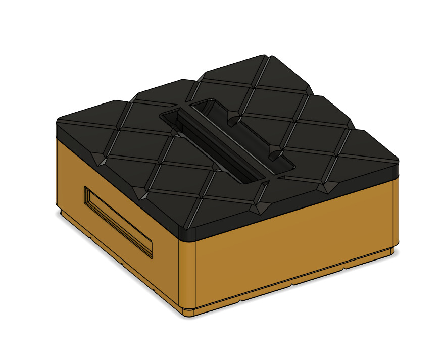 Stackable Citadel 12ml Pot Storage Boxes 3D print model_3