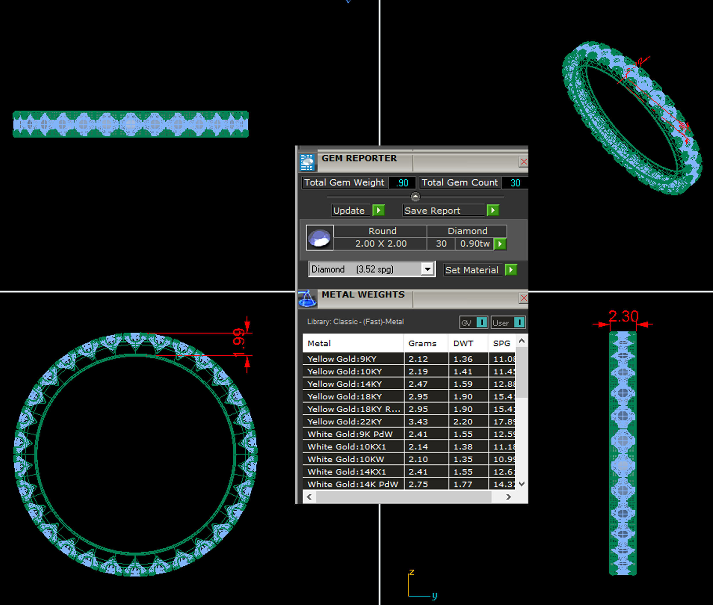 2MM UCUT RING 3D PRINYTABLE MODEL 3D print model_6