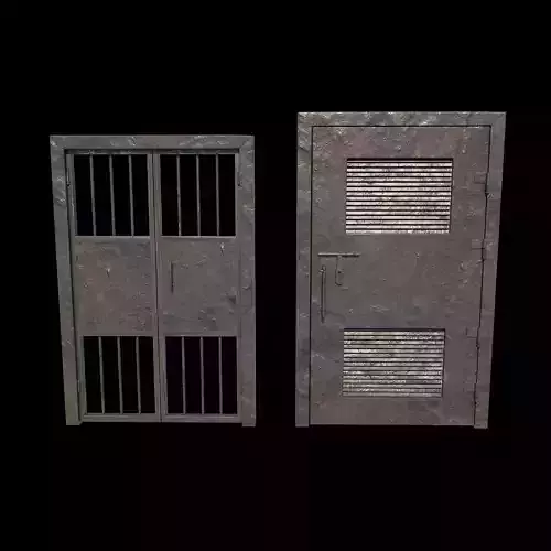 Jail Prison Door 3D model