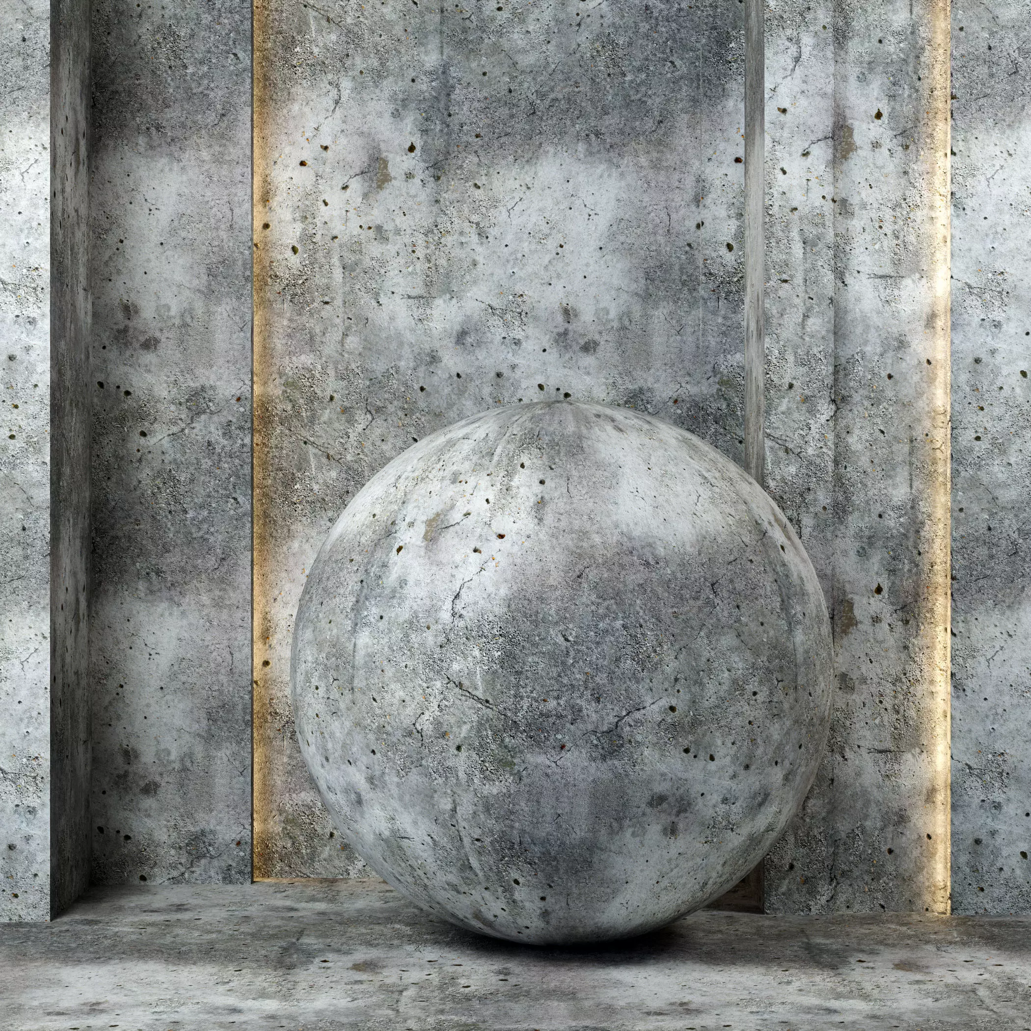 4K Concrete Wall and Floor Textures - Seamless PBR - Utility Texture_0