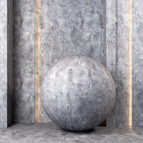 4K Concrete Wall and Floor Textures  - Seamless  - Modern  Grey Texture