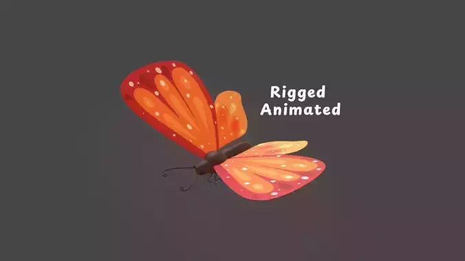 Butterfly Wing Flapping 2 Animated