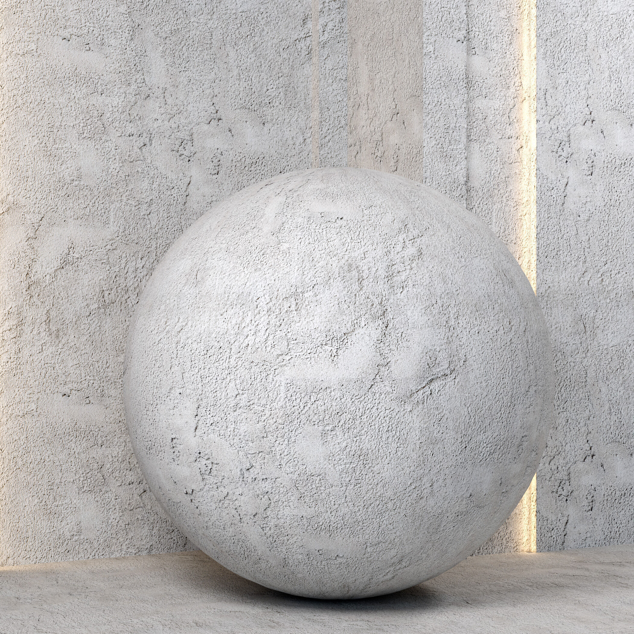 4K Concrete Wall and Floor Textures Vol 25 - PBR - Light Grey Texture_1