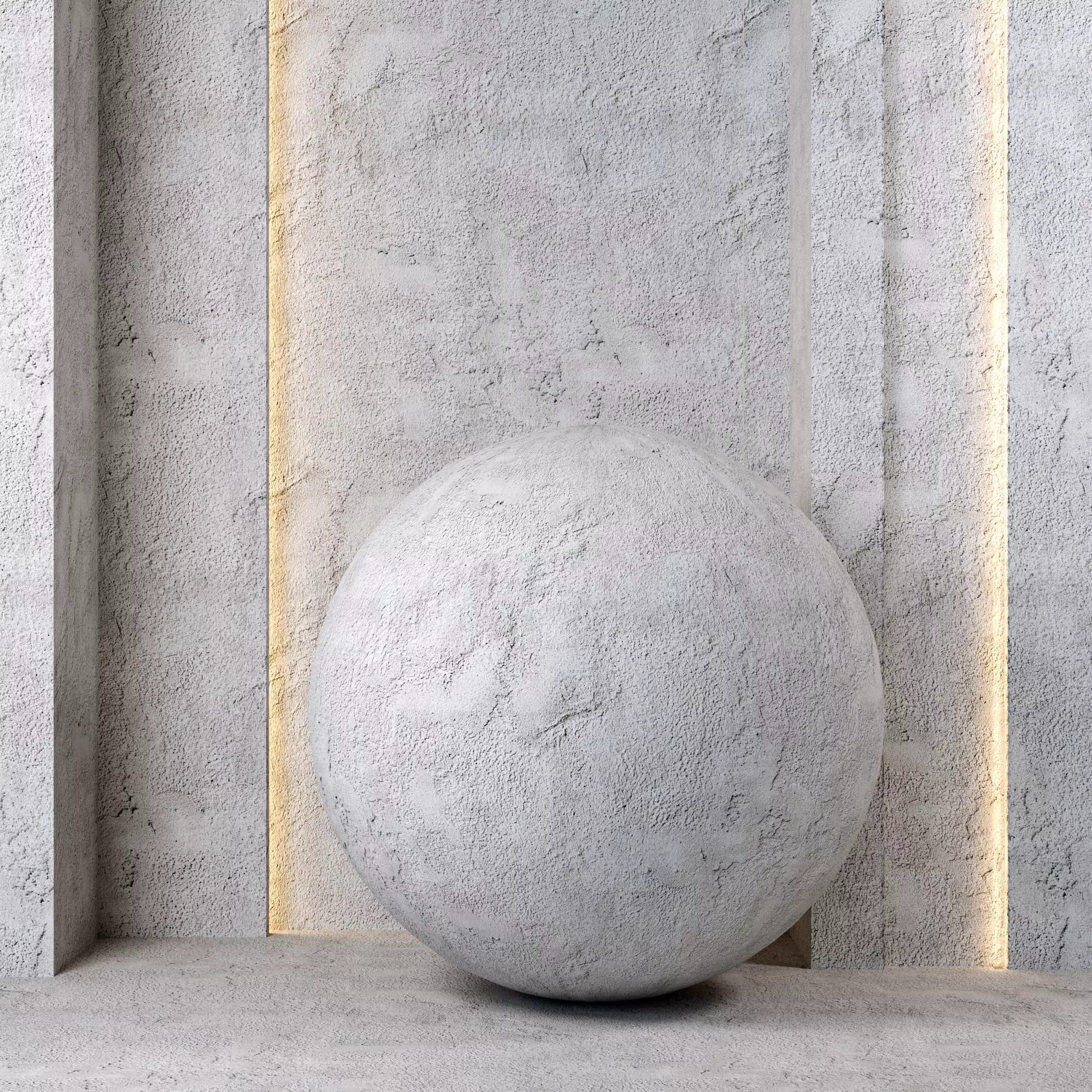 4K Concrete Wall and Floor Textures Vol 25 - PBR - Light Grey Texture_0