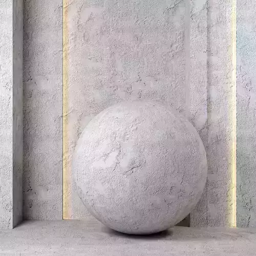 4K Concrete Wall and Floor Textures Vol 25 - PBR - Light Grey