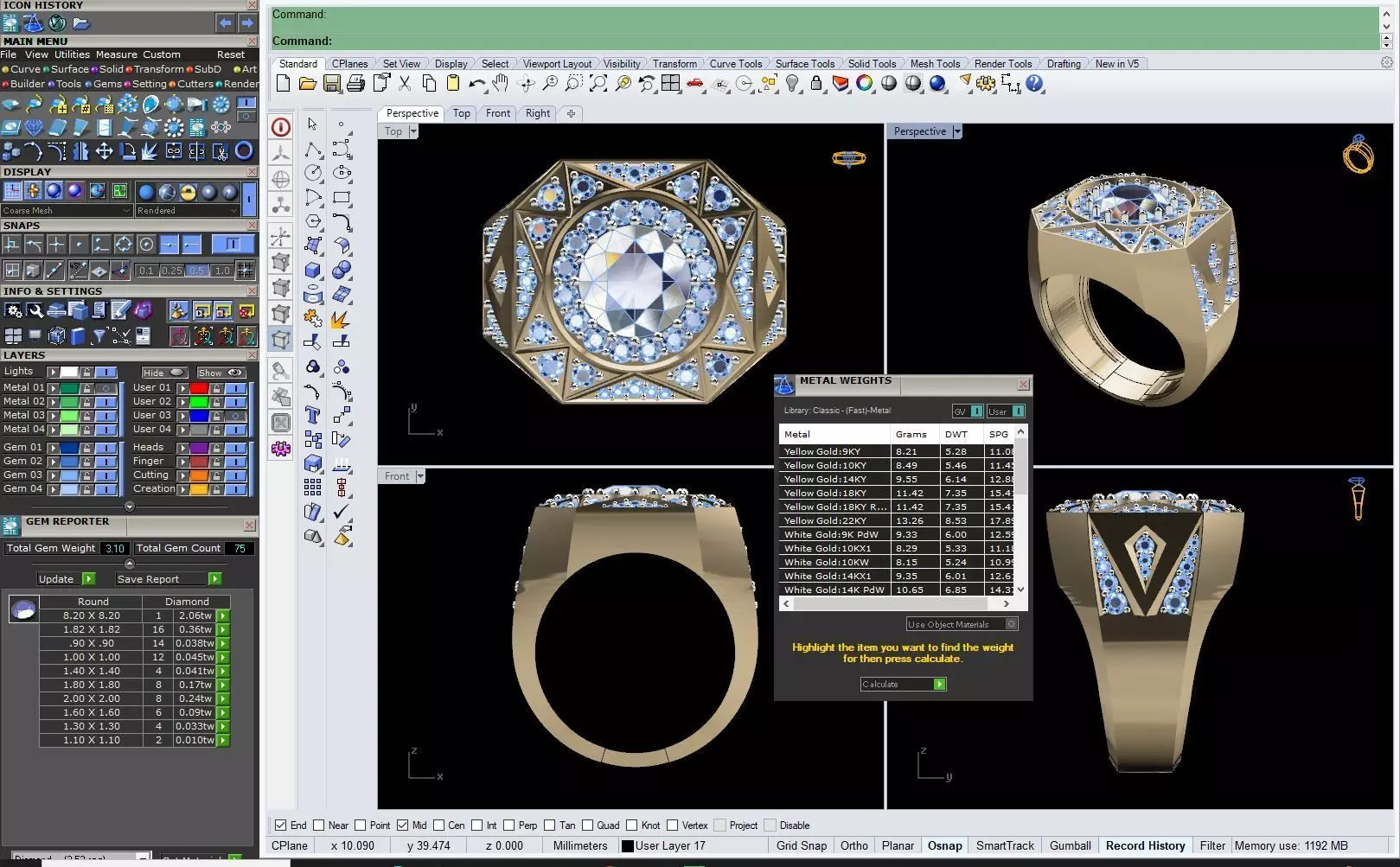 king ring 3D print model_0