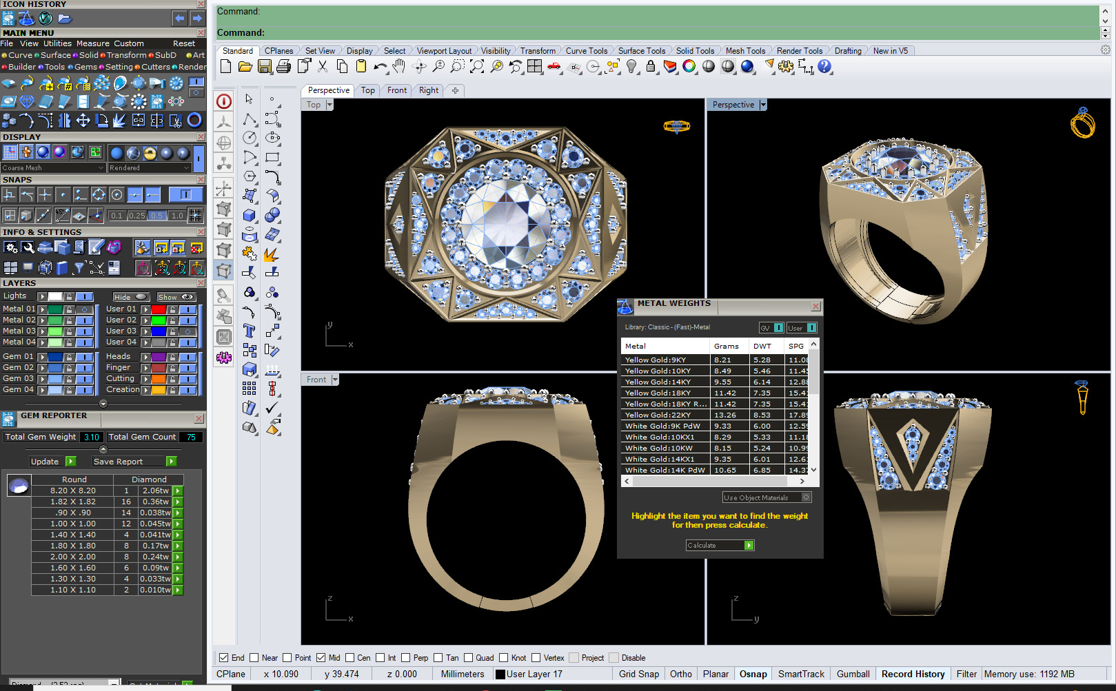 king ring 3D print model_1