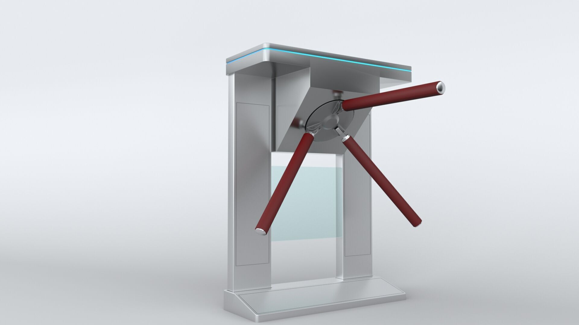 Tripod Turnstile 3D model_10