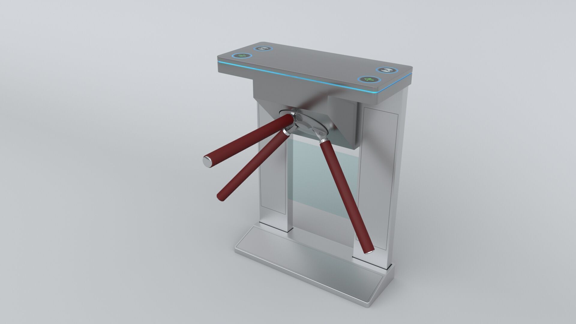 Tripod Turnstile 3D model_1