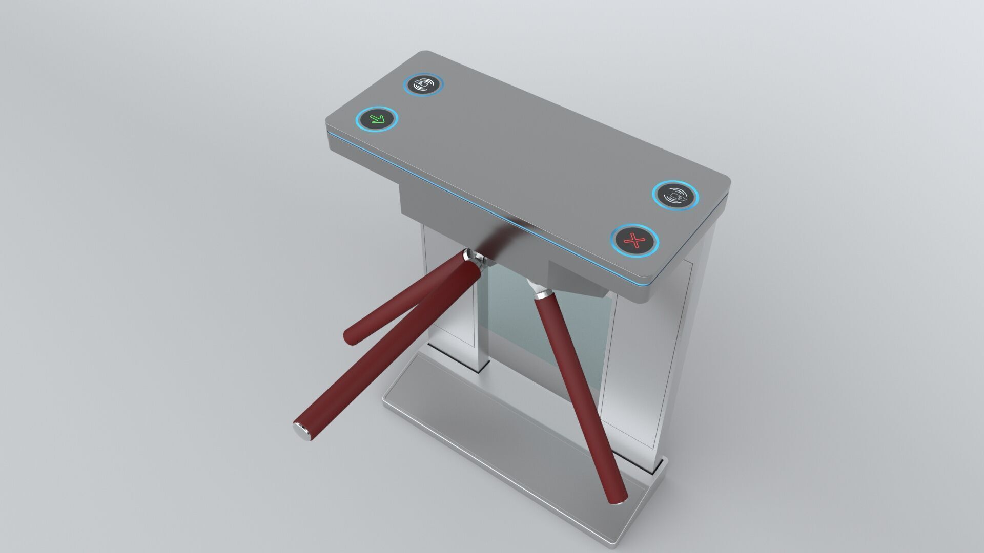 Tripod Turnstile 3D model_18