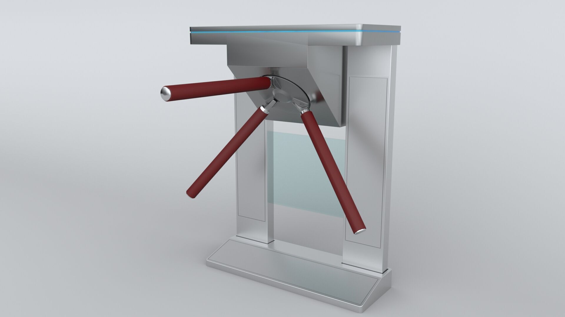 Tripod Turnstile 3D model_21