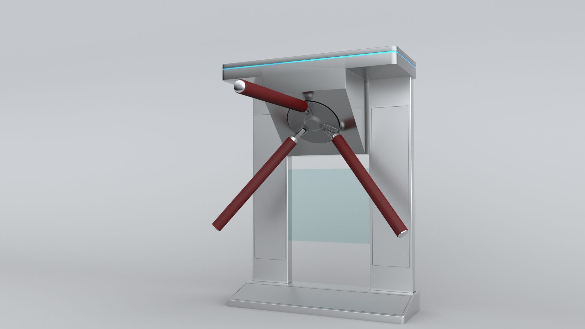 Tripod Turnstile 3D model_15