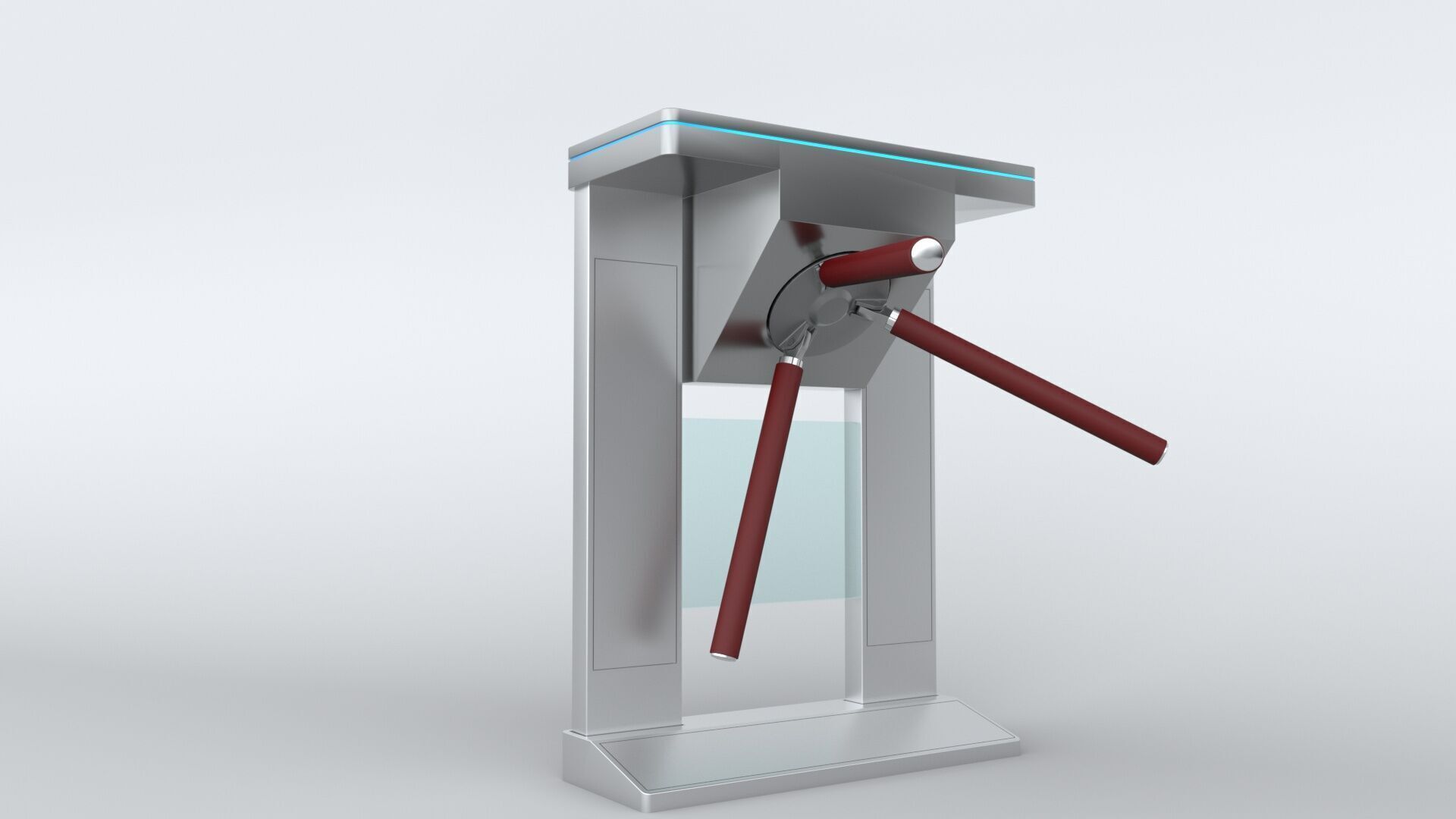 Tripod Turnstile 3D model_9