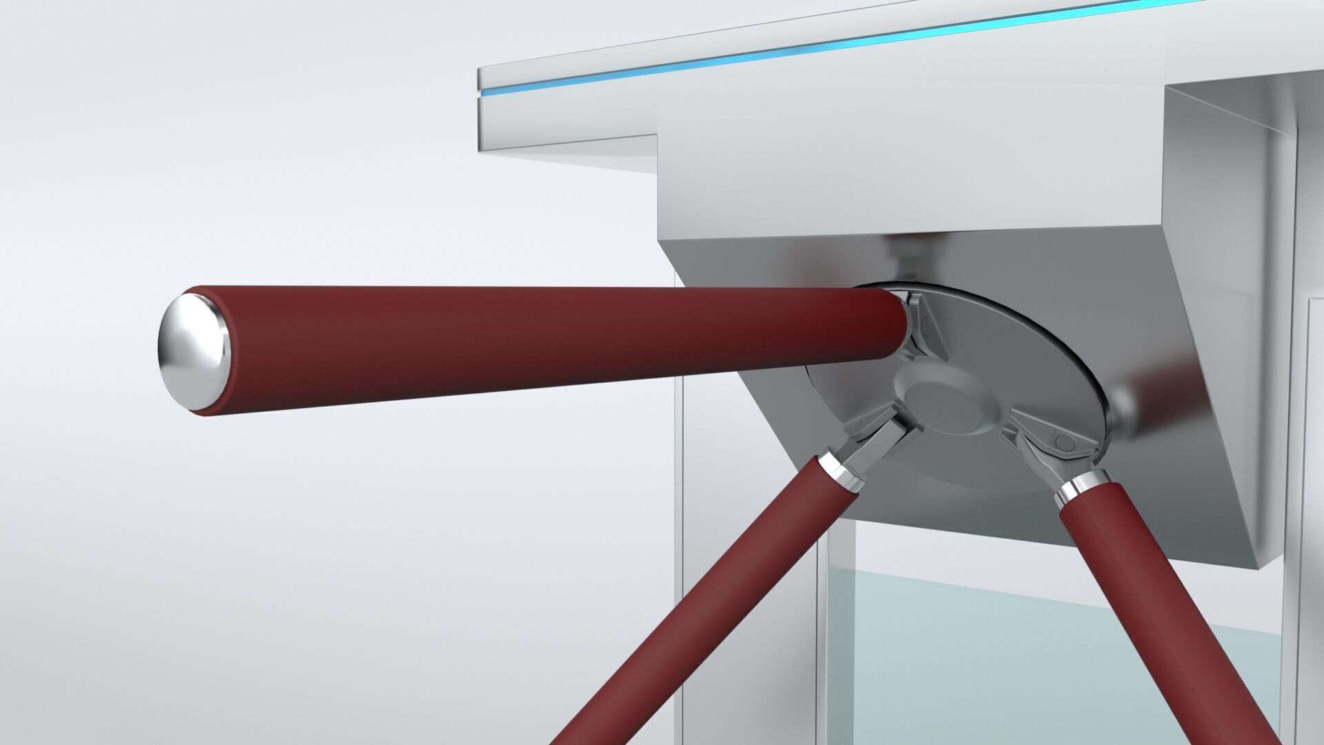 Tripod Turnstile 3D model_4