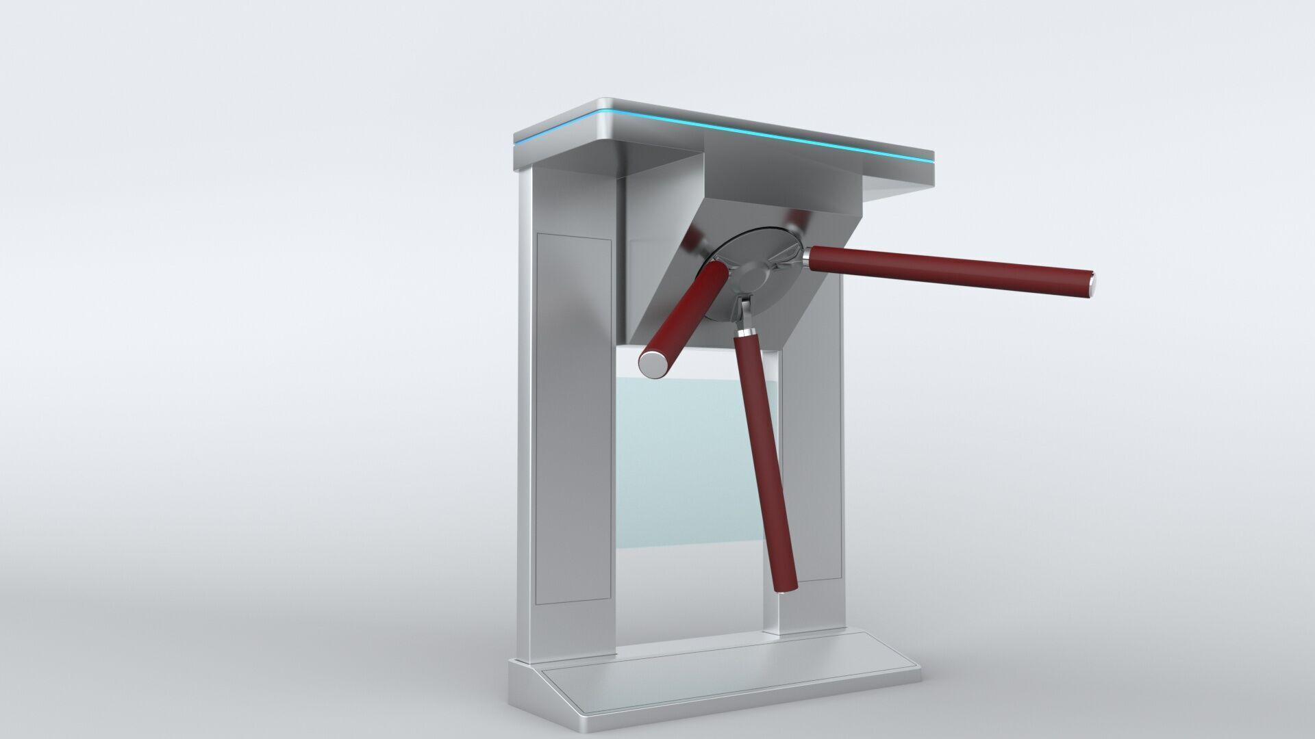 Tripod Turnstile 3D model_13