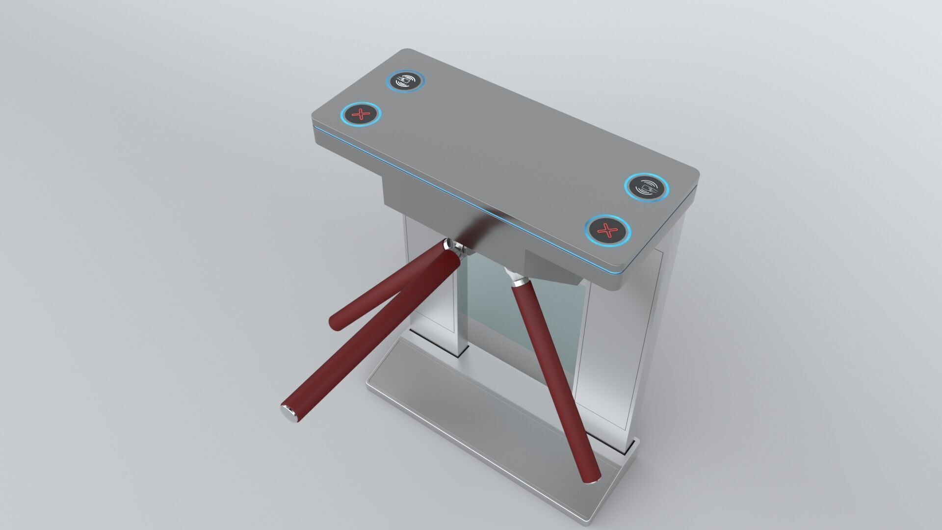 Tripod Turnstile 3D model_19