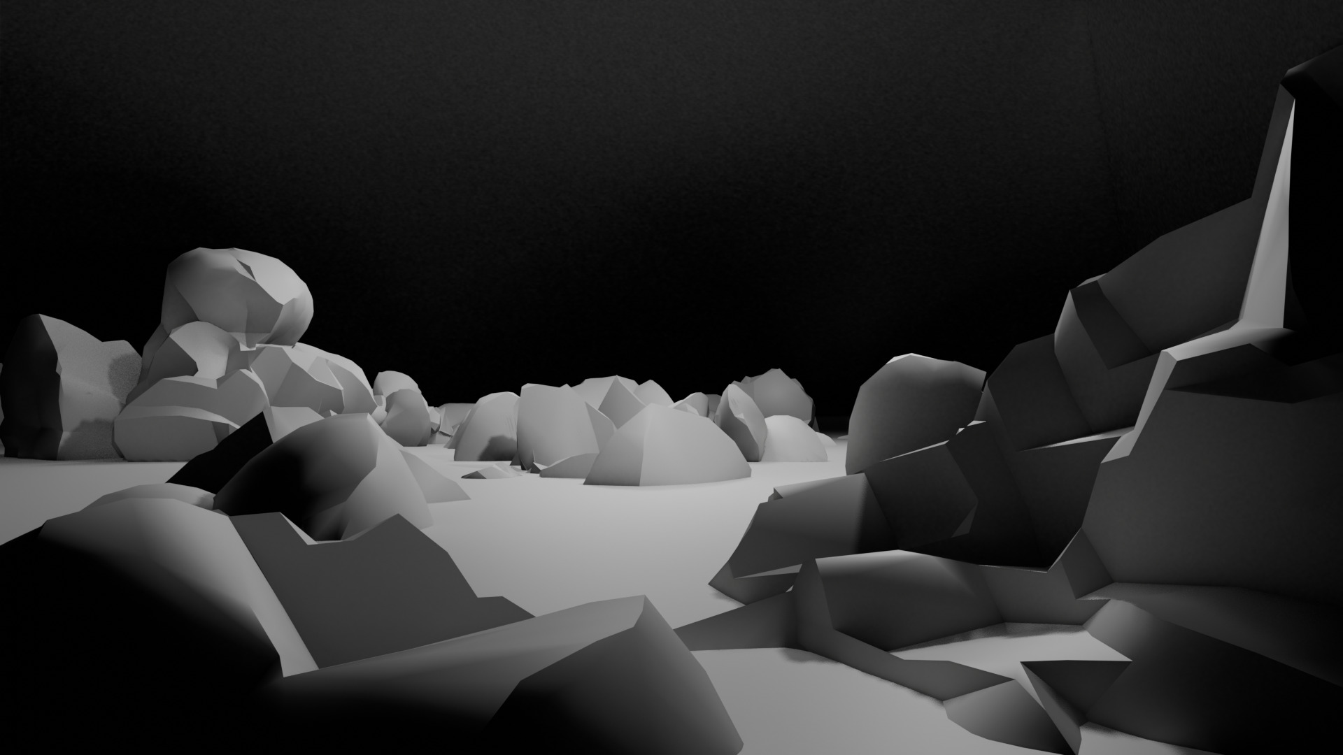 Rock Pack - low poly  Low-poly 3D model_6