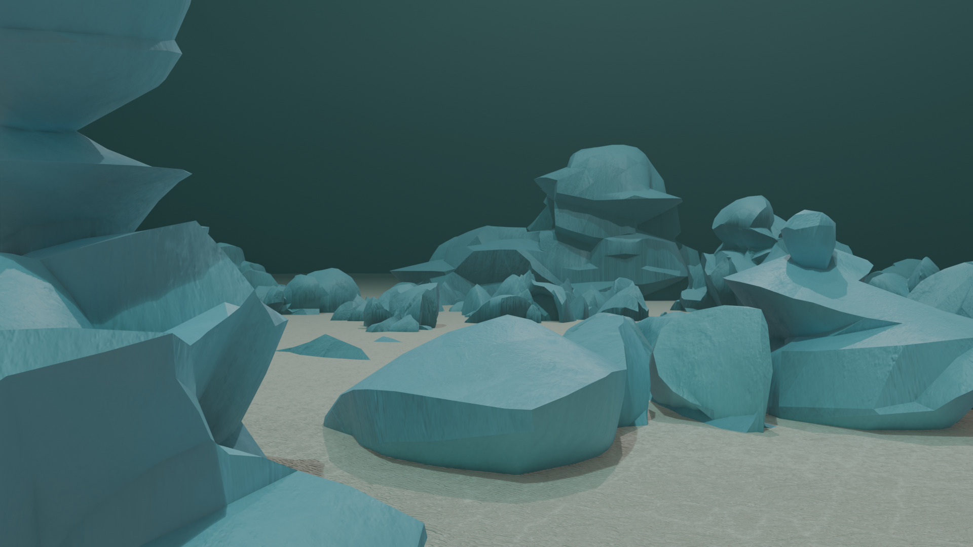 Rock Pack - low poly  Low-poly 3D model_8
