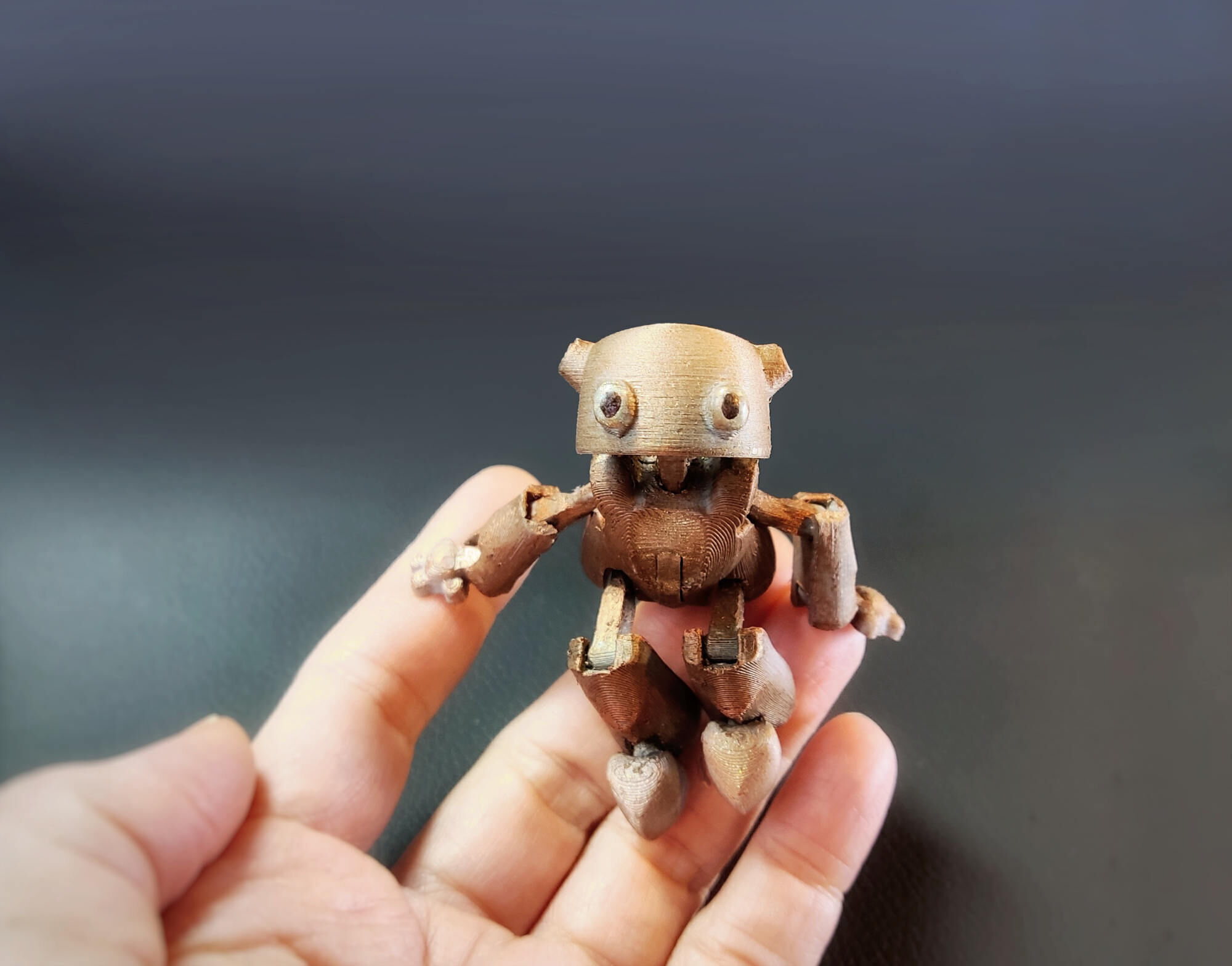 Pixiebot - mini articulated robot 3D print model_4