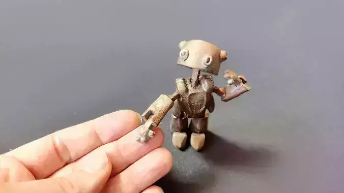 Pixiebot - mini articulated robot 3D print model