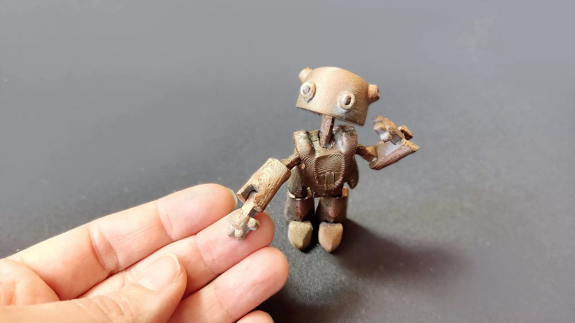 Pixiebot - mini articulated robot 3D print model_0
