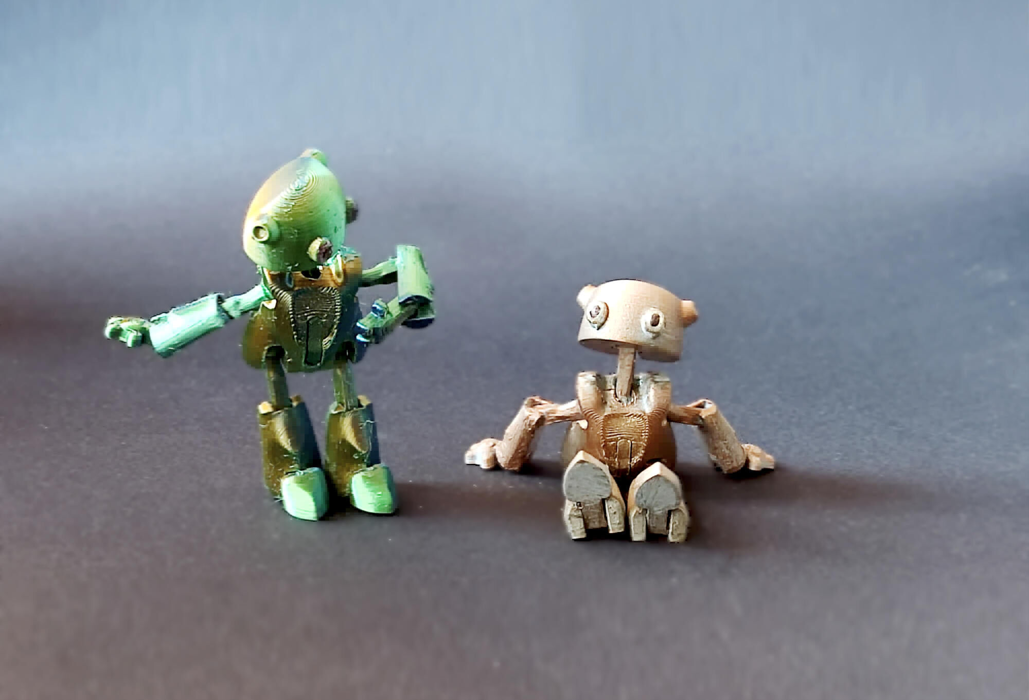 Pixiebot - mini articulated robot 3D print model_5