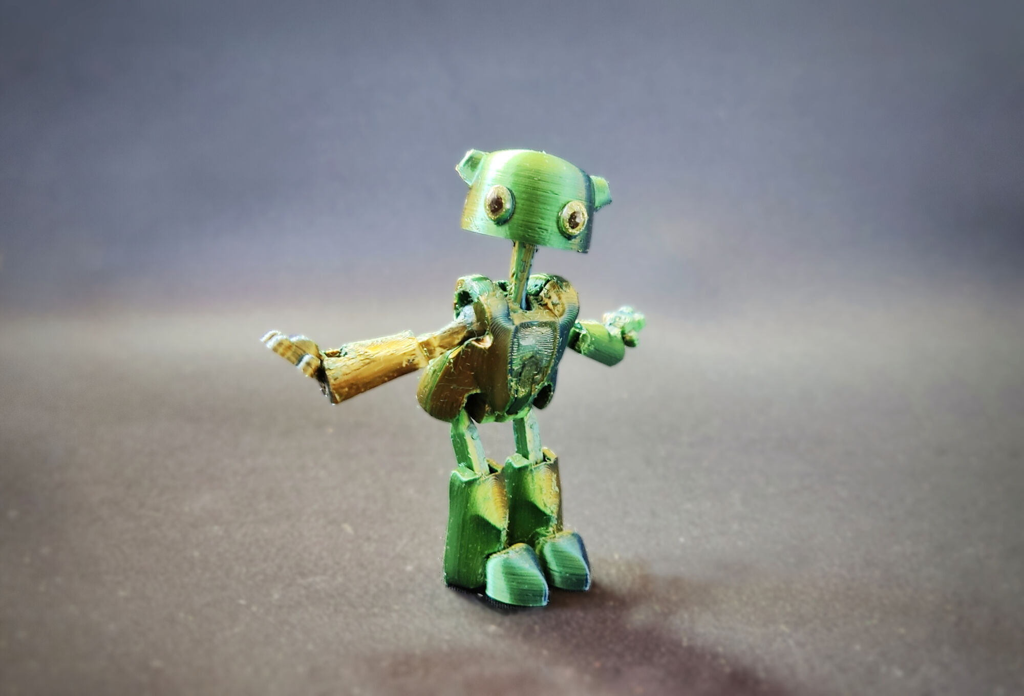 Pixiebot - mini articulated robot 3D print model_2
